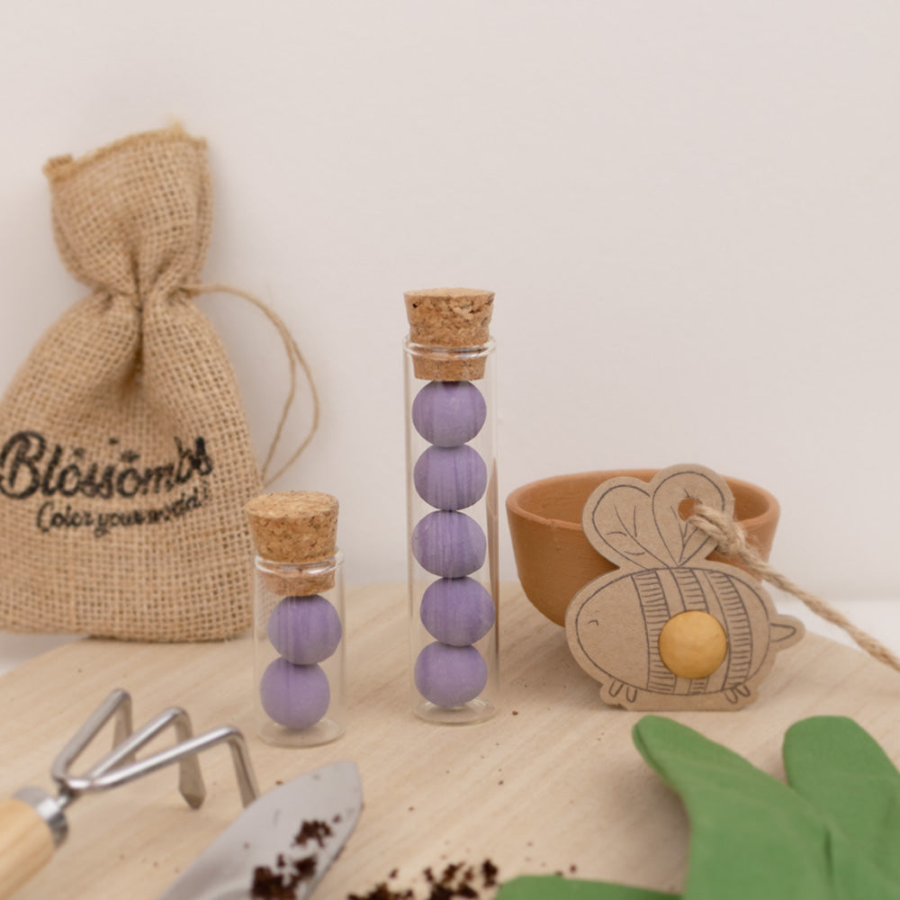 Geschenkbox Mini „Blumen!“ mit 4 Saatbomben der Topfblumen Mischung