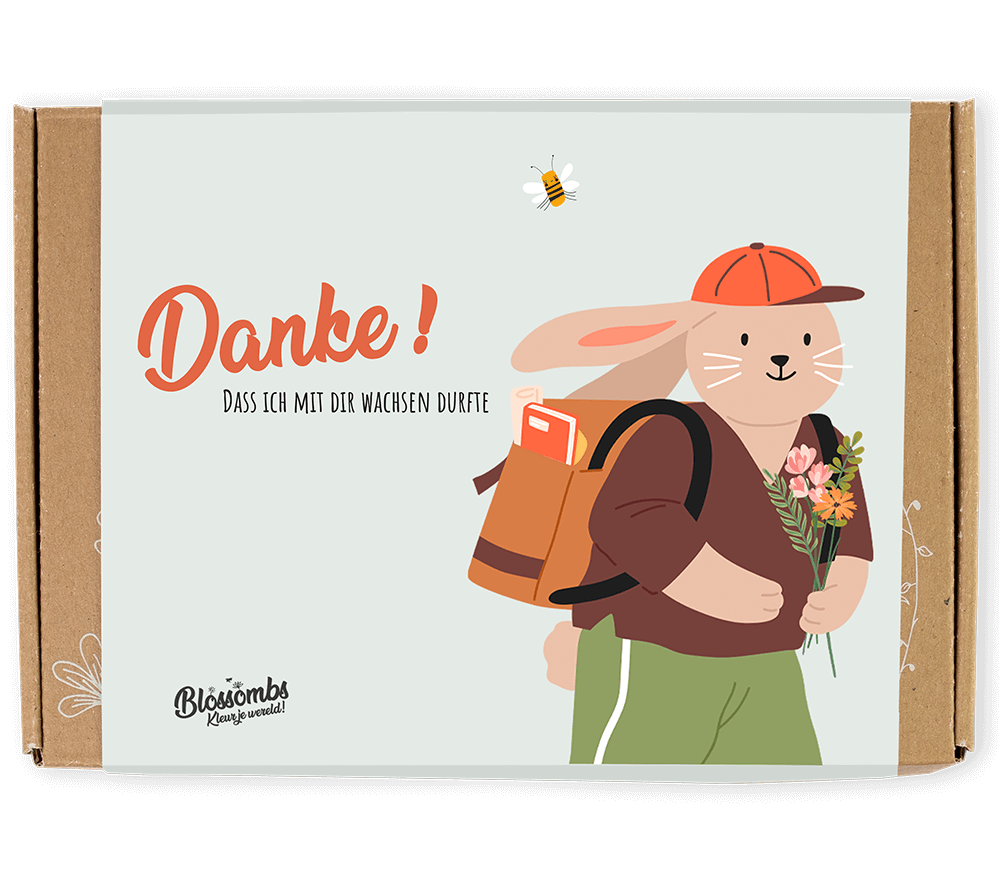 Geschenkbox Small "Danke!" mit 7 Samenbomben