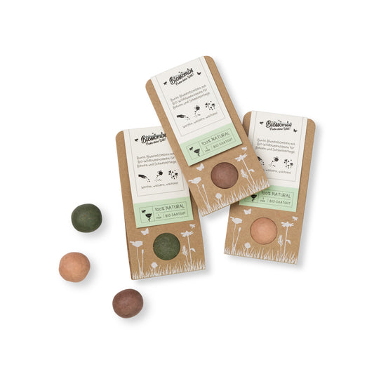 Werbegeschenk mit 1 Blossombs Samenbombe