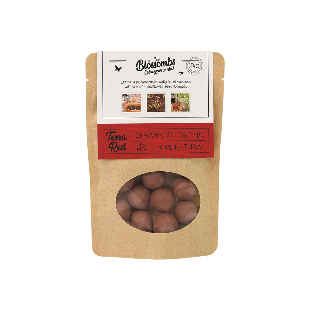 Kraft bag (mit 10 ofder 25 Blossombs Samenbomben)