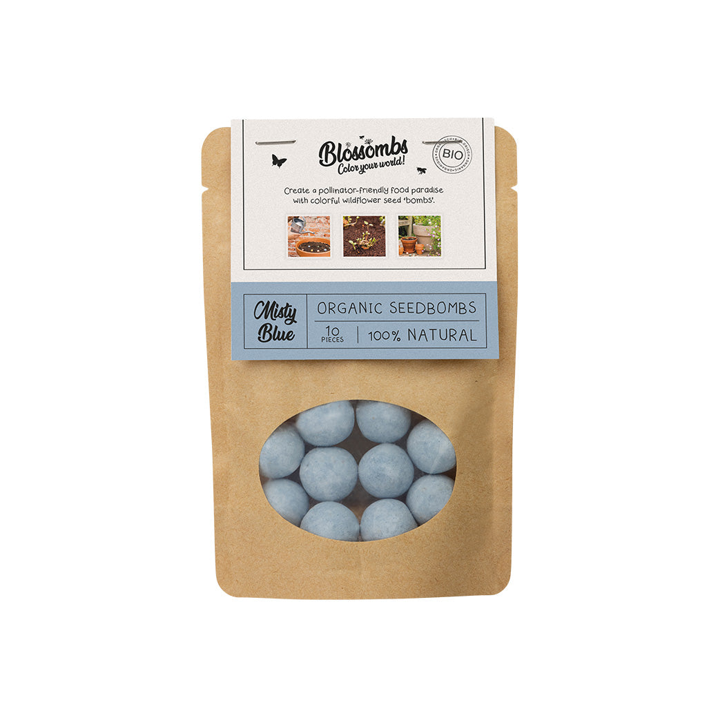 Kraft bag (mit 10 ofder 25 Blossombs Samenbomben)