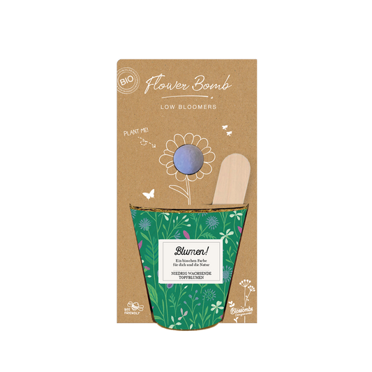 Grow Kit „Blumen!“ mit 1 Saatbombe für Topfblumen