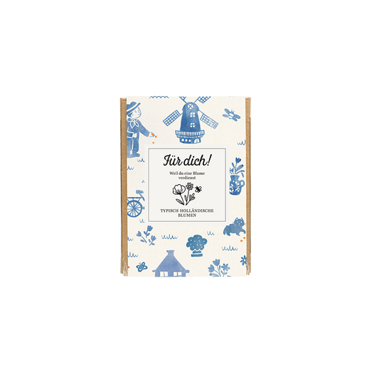 Geschenkbox Mini „Für dich!“ mit 4 Saatbomben der Holländischen Mischung