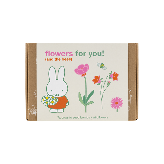 Miffy Gift Box Small mit 7 Samenbomben - Flowers For You