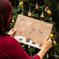 Adventskalender Xmas - mit 7 Samenbomben-Anhängern für Weihnachten