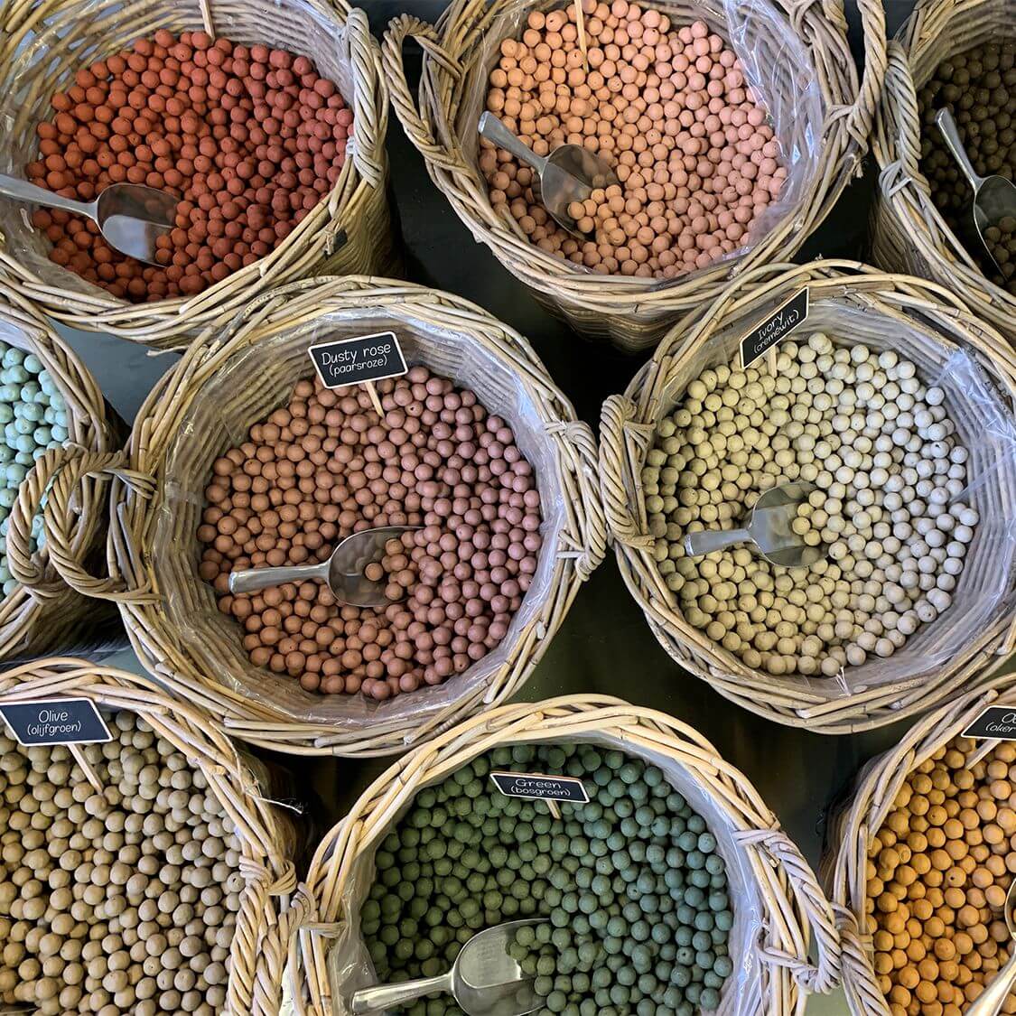 Geschenkbeutel aus Bio-Baumwolle mit 8 Samenbomben