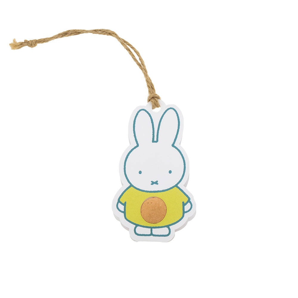 Miffy Anhänger mit Samenbombe und Karte - Butterfly Garden For You
