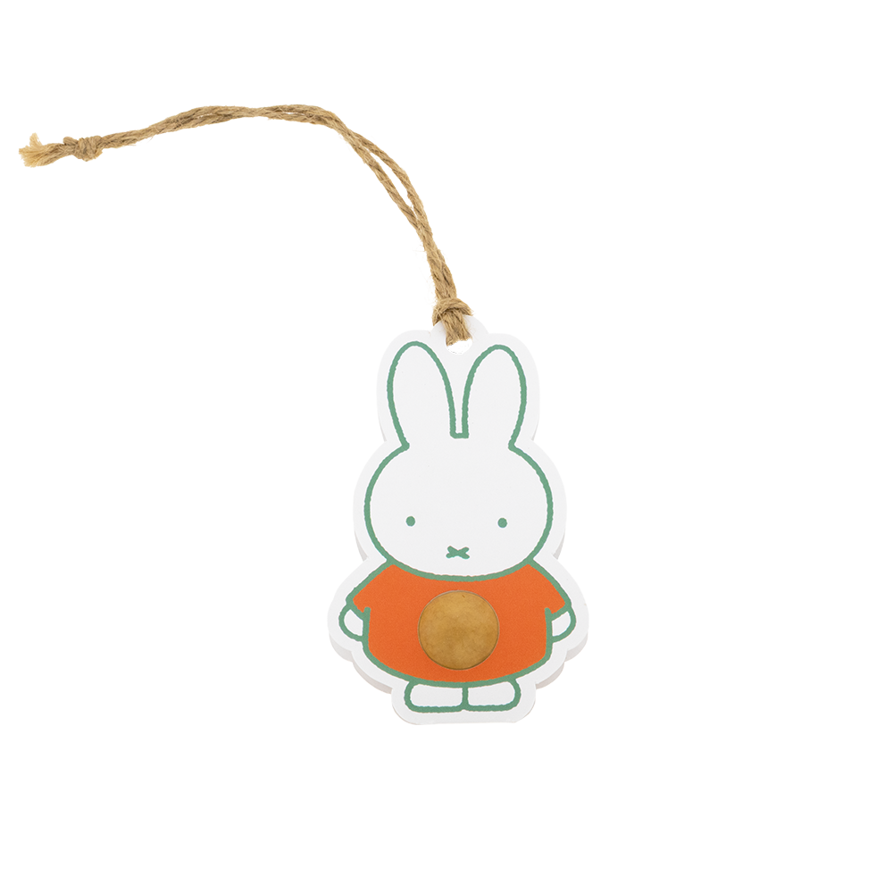 Miffy Anhänger mit Samenbombe und Karte - Flowers For You
