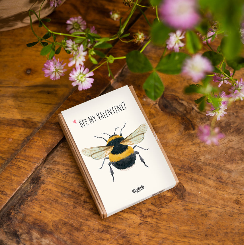 Valentinstag-Geschenkbox Mini - Biene